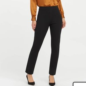 NEW SPANX The Perfect Black Slim Straight Pants in size Large